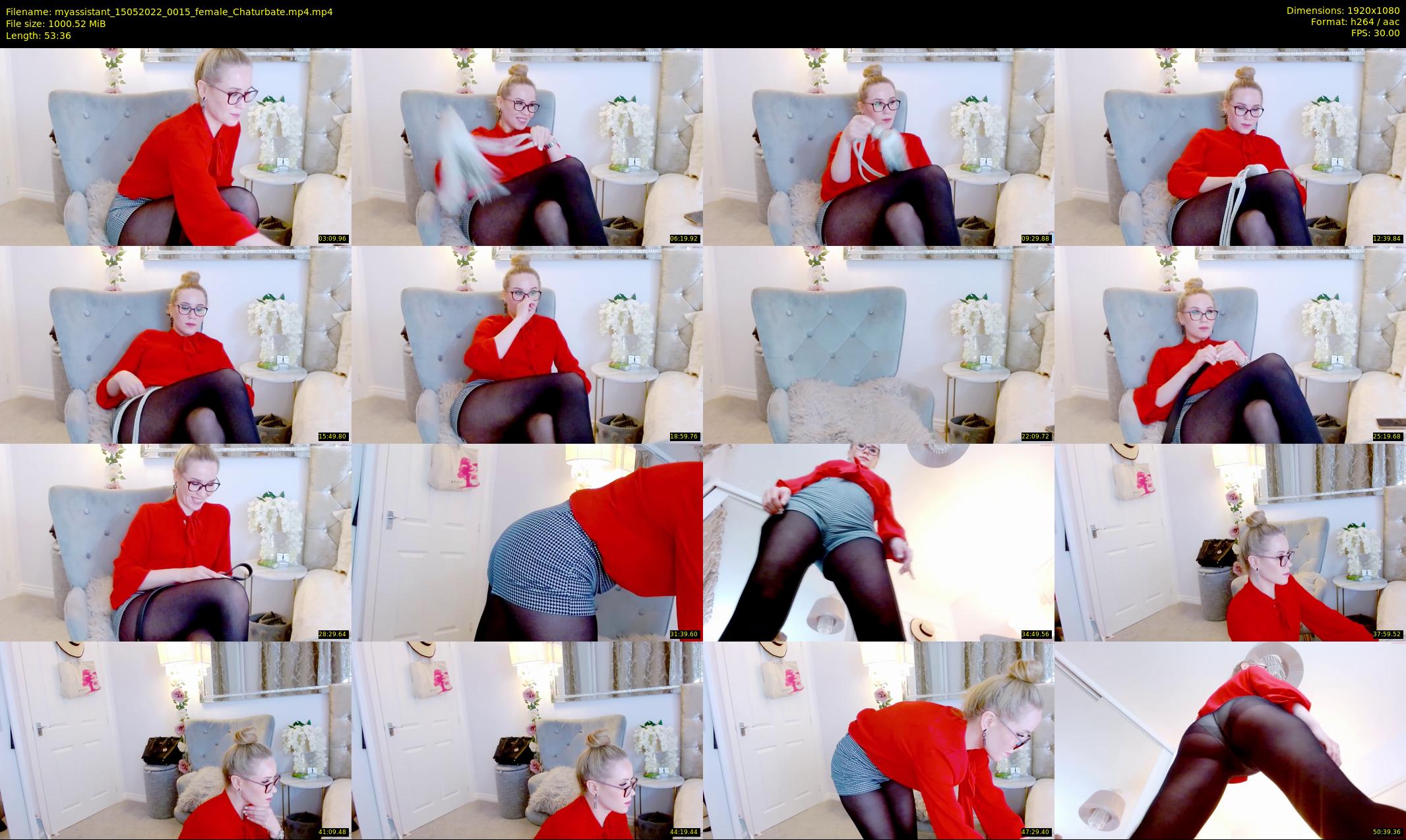 myassistant — 54 minute Chaturbate female cam show recording, 1080p, May 15, 2022