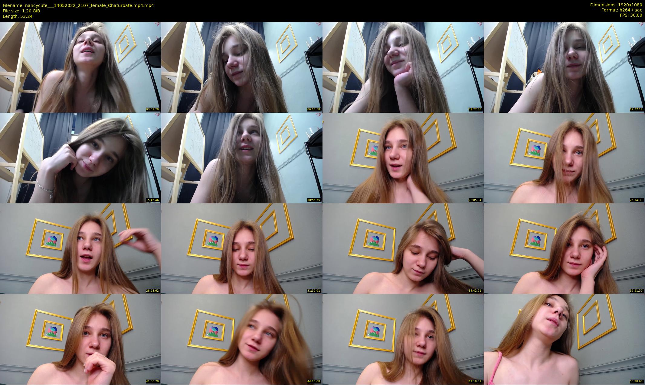 nancycute__ — 54 minute Chaturbate female cam show recording, 1080p, May 14, 2022