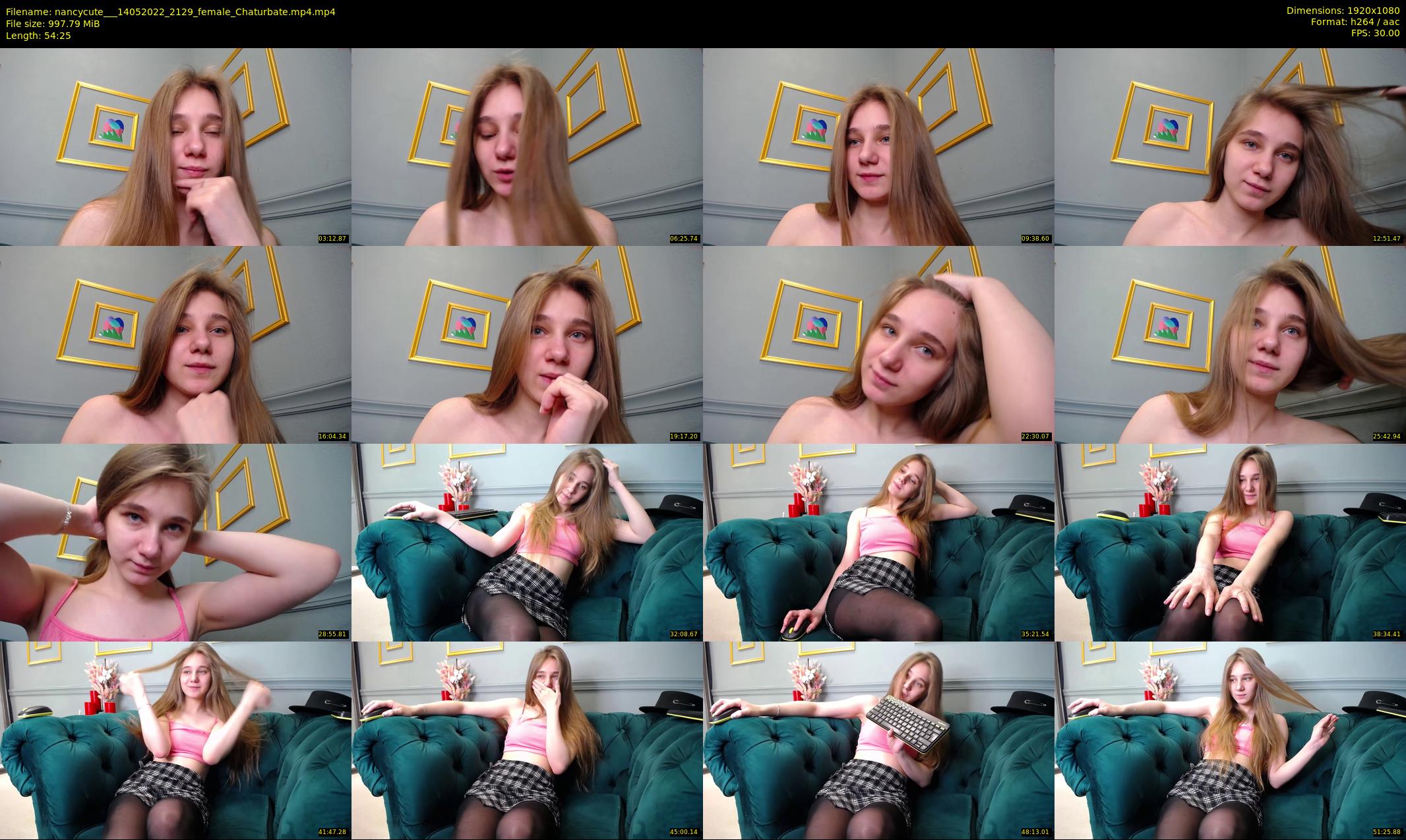 nancycute__ — 55 minute Chaturbate female cam show recording, 1080p, May 14, 2022