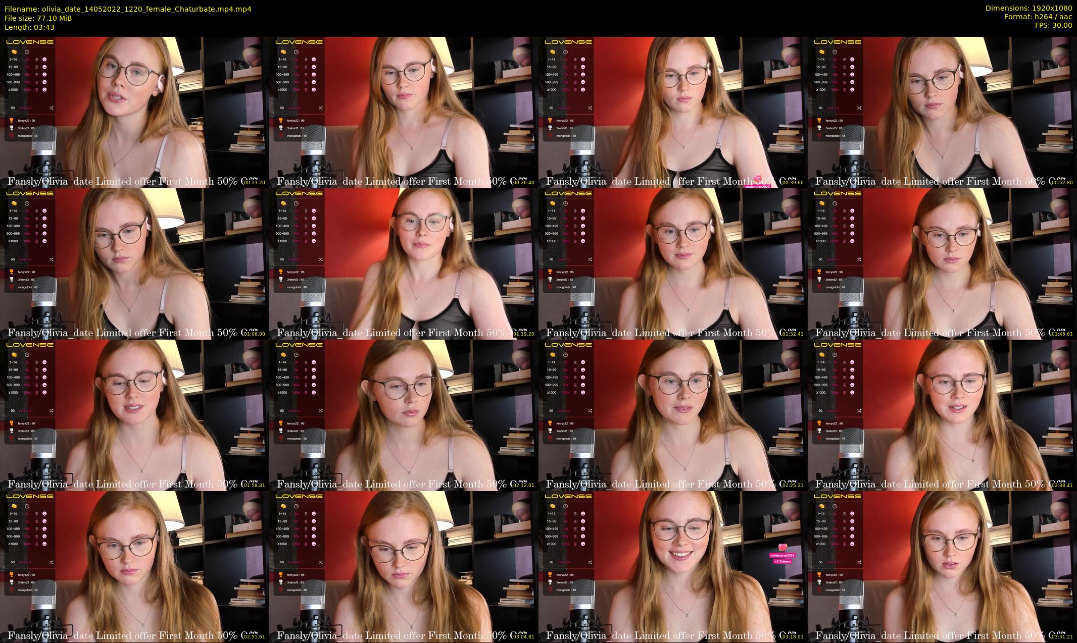olivia_date — 4 minute Chaturbate female cam show recording, 1080p, May 14, 2022