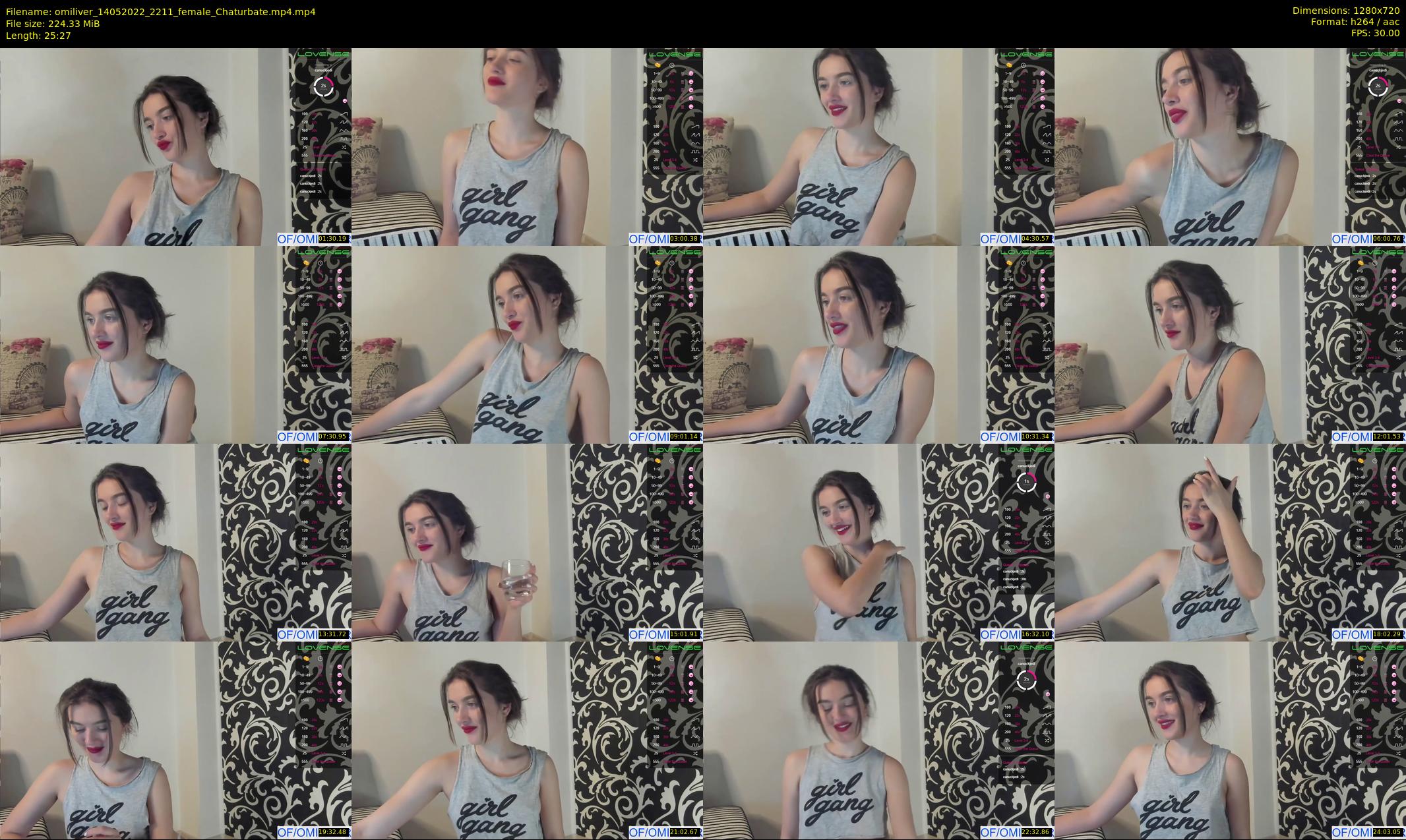 omiliver — 26 minute Chaturbate female cam show recording, 720p, May 14, 2022