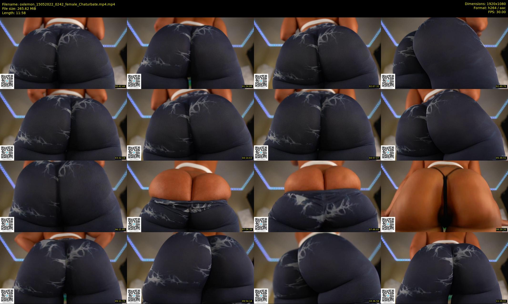 oxlemon — 12 minute Chaturbate female cam show recording, 1080p, May 15, 2022