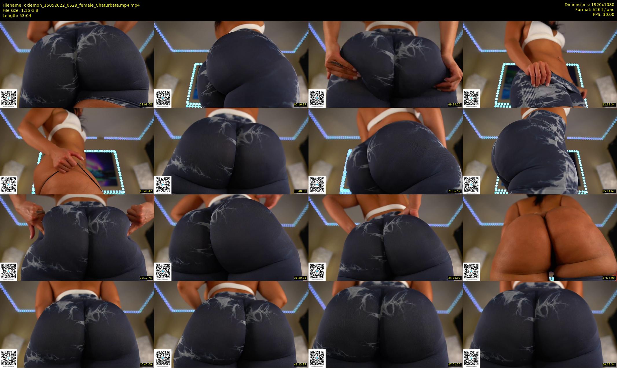 oxlemon — 54 minute Chaturbate female cam show recording, 1080p, May 15, 2022