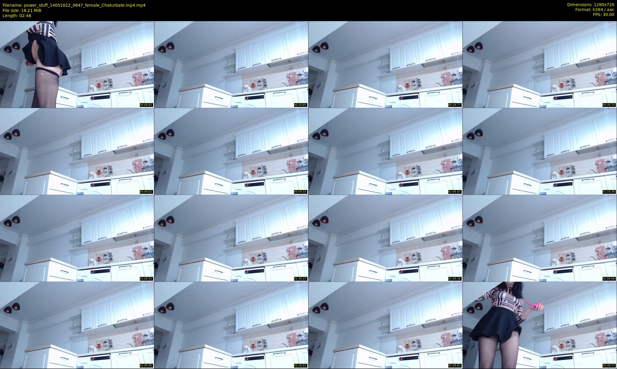 power_stuff — 3 minute Chaturbate female cam show recording, 720p, May 14, 2022