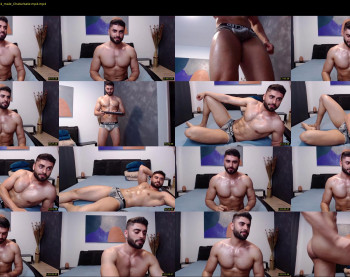 rawadam — 100 minute Chaturbate male cam show recording, 720p, May 14, 2022