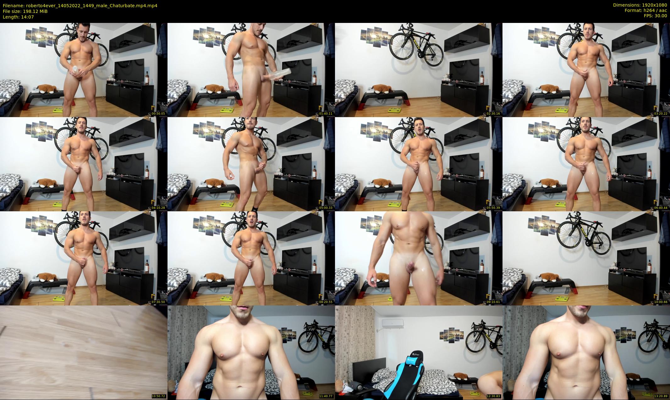 roberto4ever — 15 minute Chaturbate male cam show recording, 1080p, May 14, 2022
