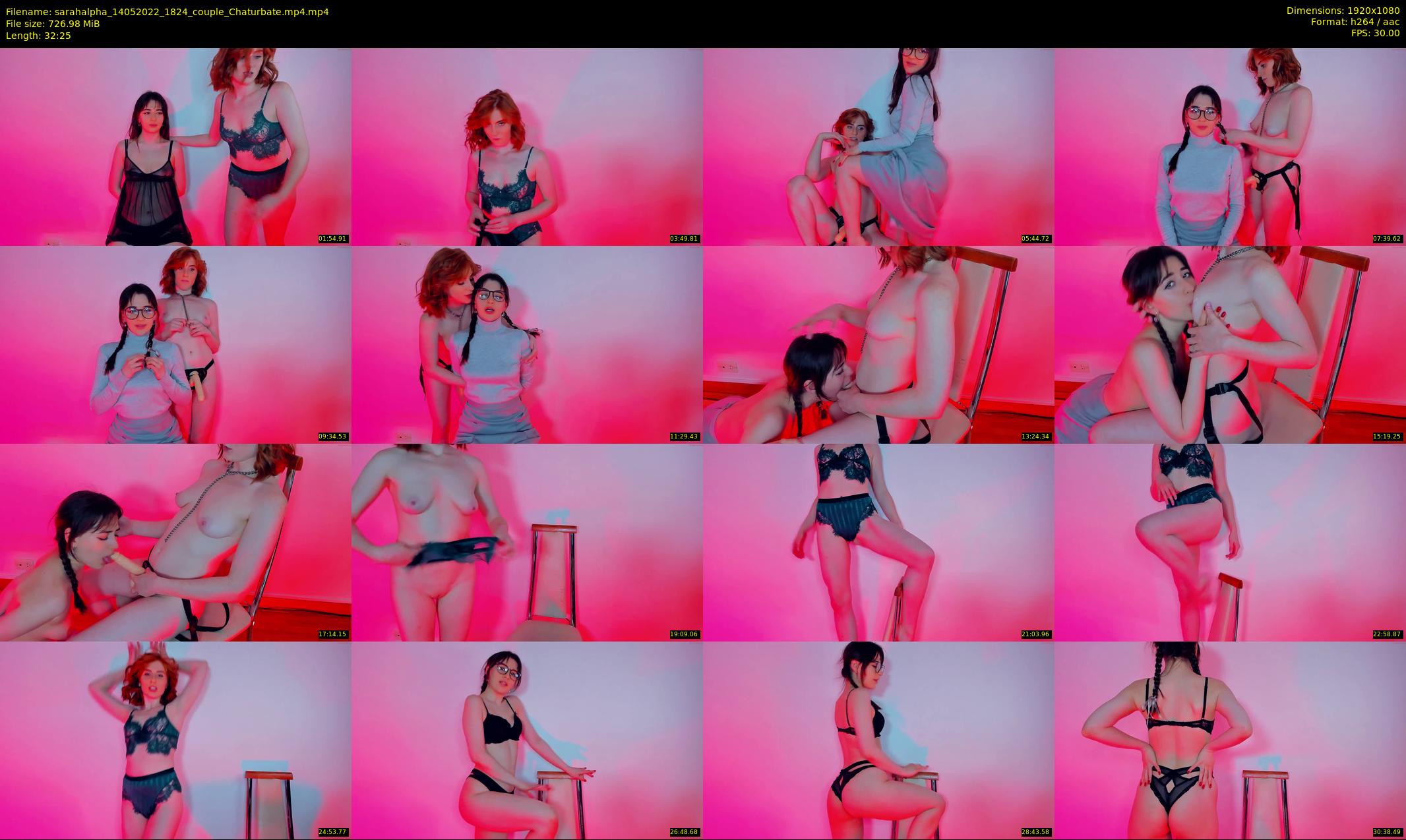 sarahalpha — 33 minute Chaturbate couple cam show recording, 1080p, May 14, 2022