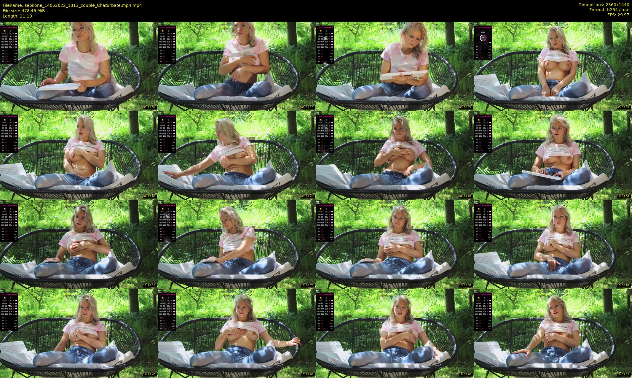 sebilone — 22 minute Chaturbate couple cam show recording, 1080p, May 14, 2022