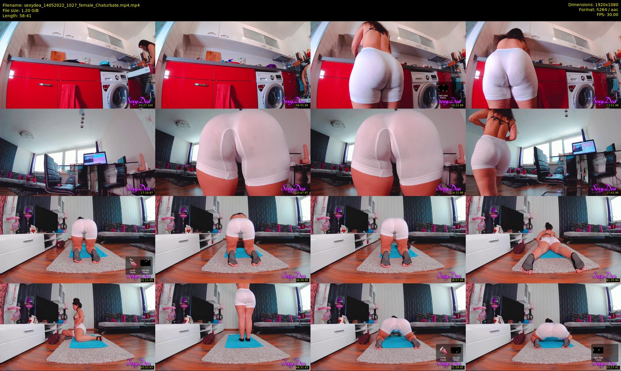 sexydea — 59 minute Chaturbate female cam show recording, 1080p, May 14, 2022