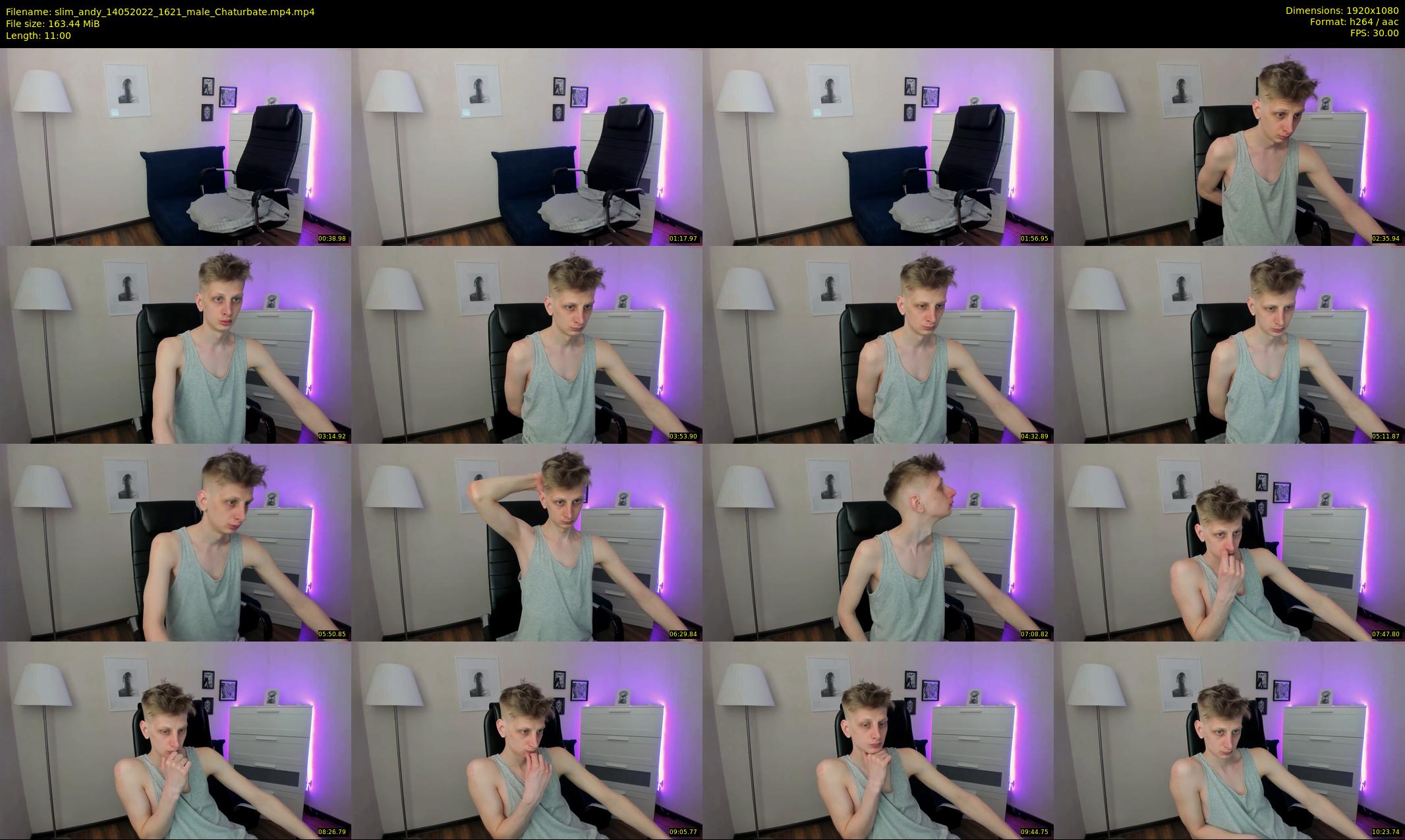 slim_andy — 11 minute Chaturbate male cam show recording, 1080p, May 14, 2022