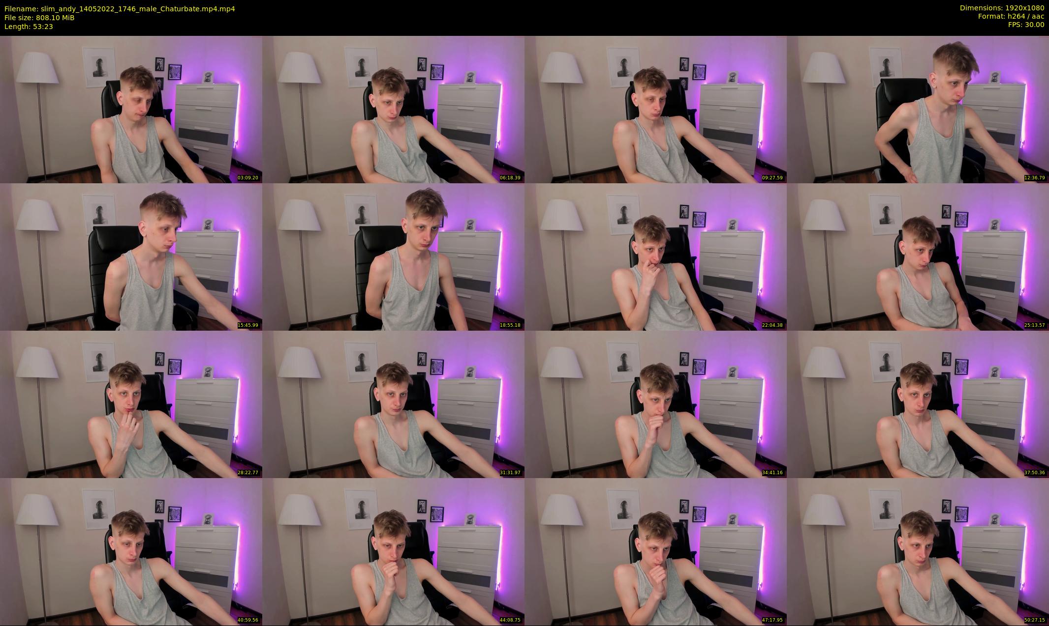 slim_andy — 54 minute Chaturbate male cam show recording, 1080p, May 14, 2022