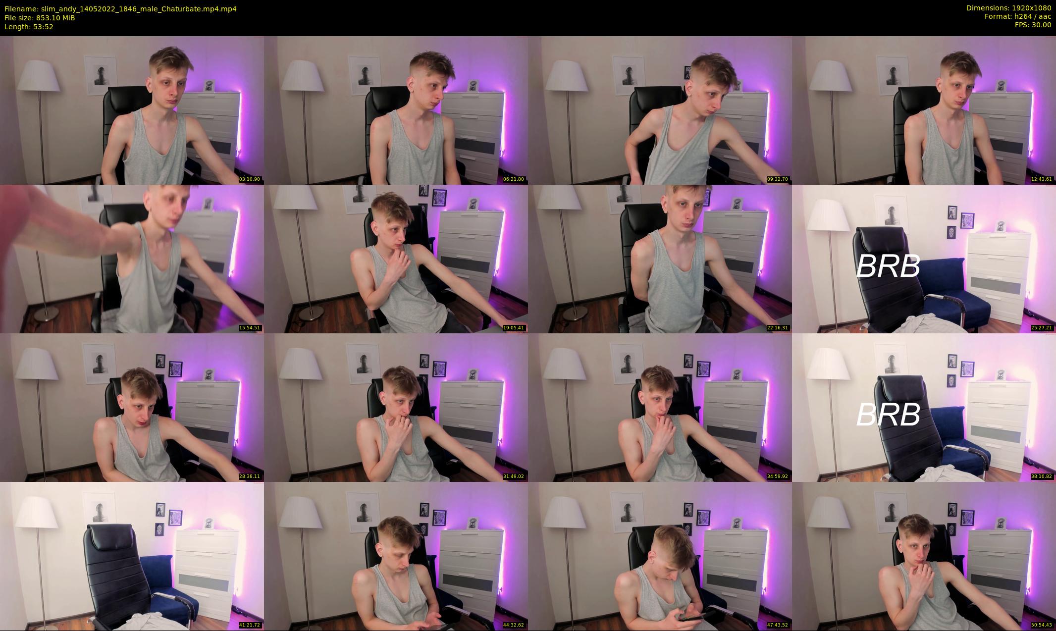 slim_andy — 54 minute Chaturbate male cam show recording, 1080p, May 14, 2022