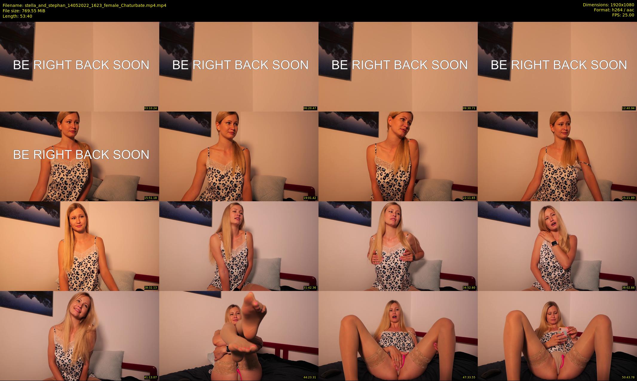 stella_and_stephan — 54 minute Chaturbate couple cam show recording, 1080p, May 14, 2022