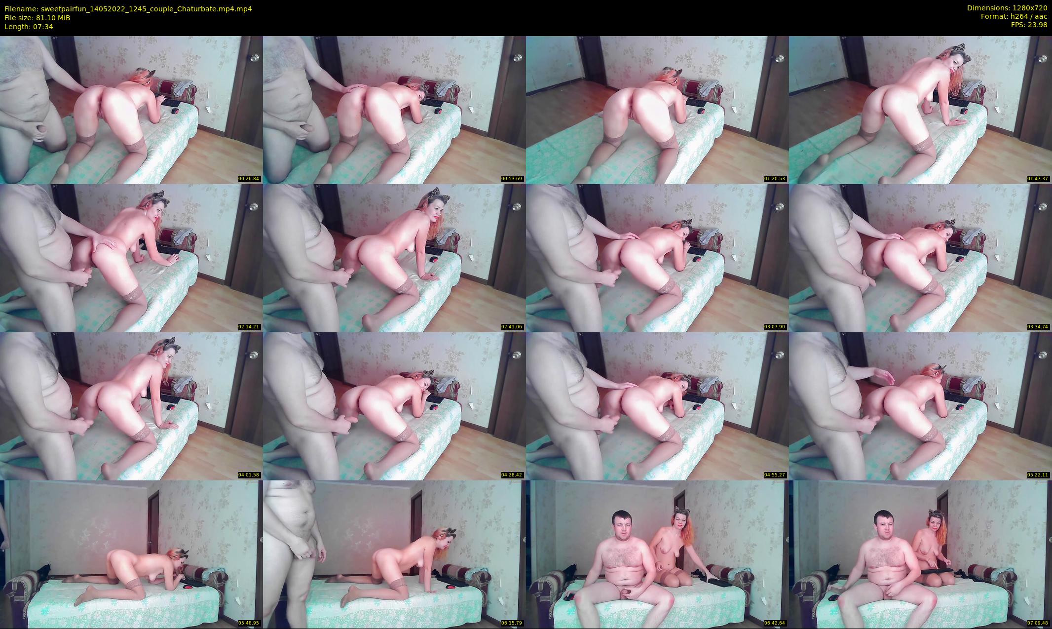 sweetpairfun — 8 minute Chaturbate couple cam show recording, 720p, May 14, 2022