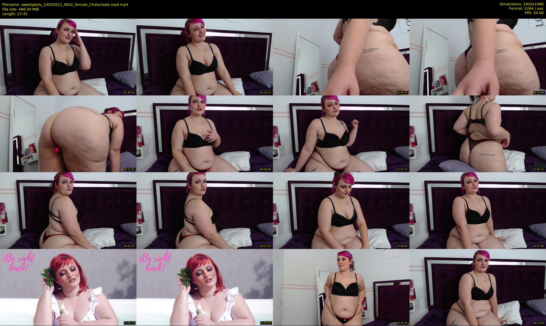 sweetybelu — 28 minute Chaturbate female cam show recording, 1080p, May 14, 2022
