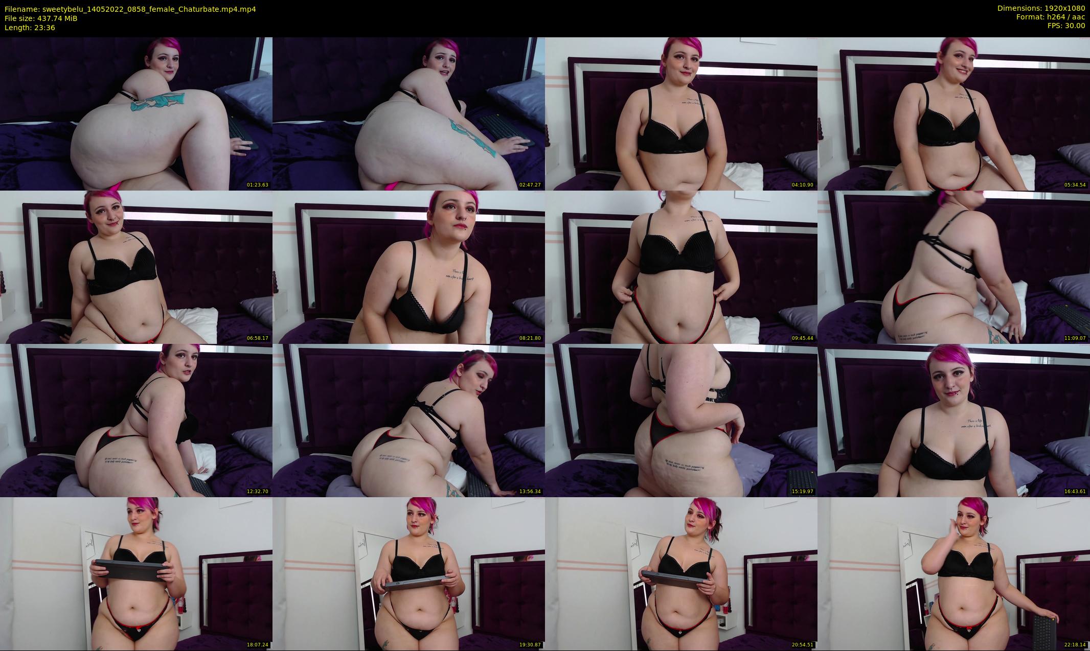 sweetybelu — 24 minute Chaturbate female cam show recording, 1080p, May 14, 2022