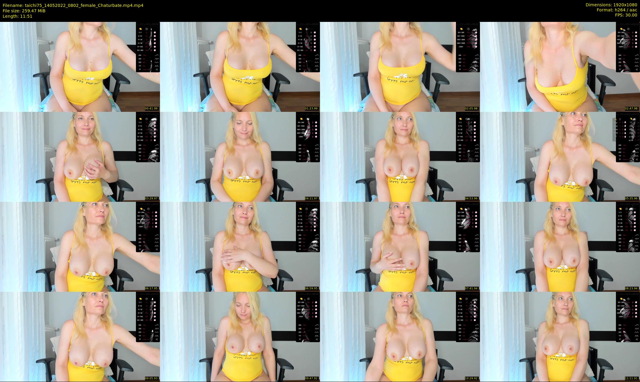taichi75 — 12 minute Chaturbate female cam show recording, 1080p, May 14, 2022