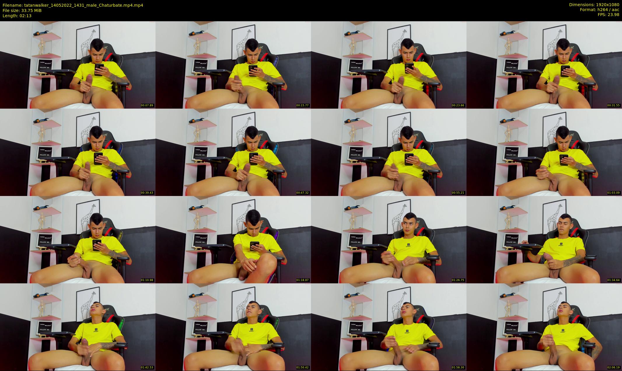 tatanwalker — 3 minute Chaturbate male cam show recording, 1080p, May 14, 2022