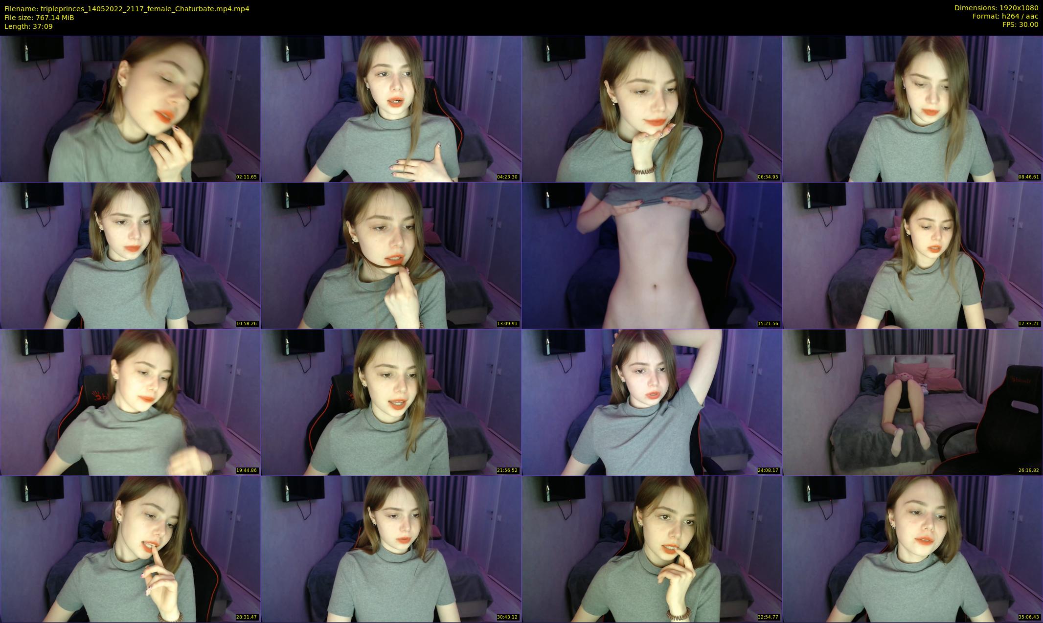 tripleprinces — 38 minute Chaturbate female cam show recording, 1080p, May 14, 2022