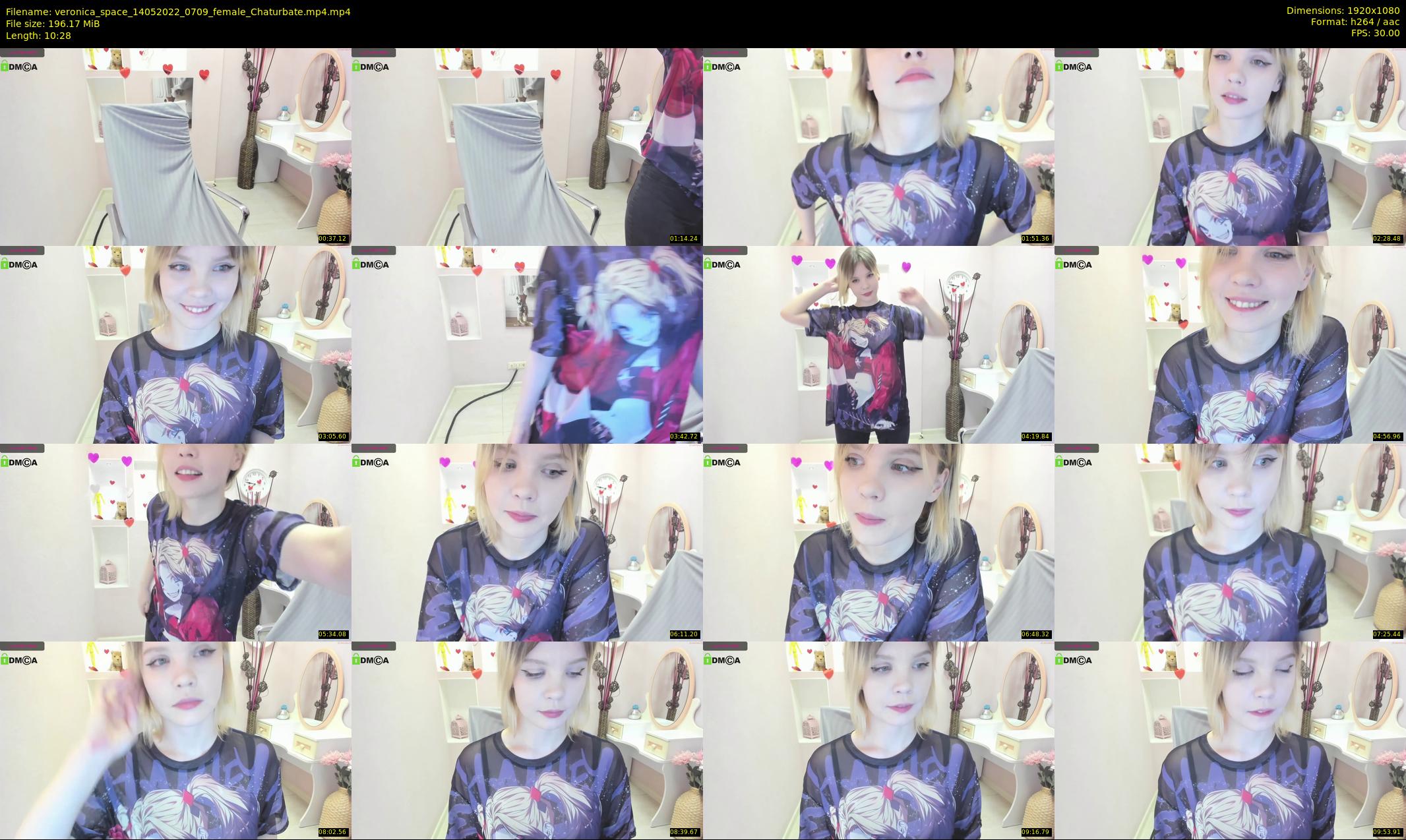 veronica_space — 11 minute Chaturbate female cam show recording, 1080p, May 14, 2022