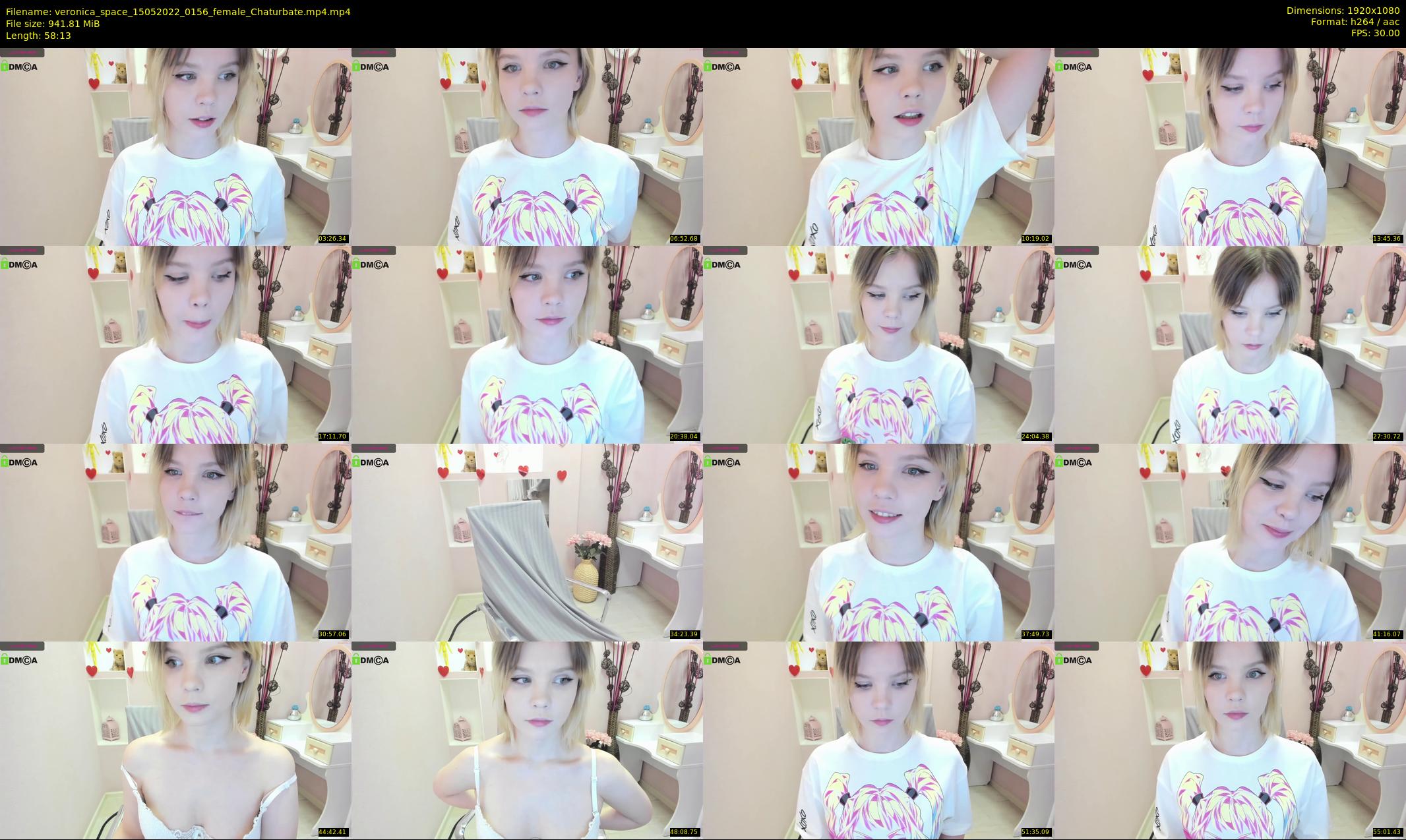 veronica_space — 59 minute Chaturbate female cam show recording, 1080p, May 15, 2022
