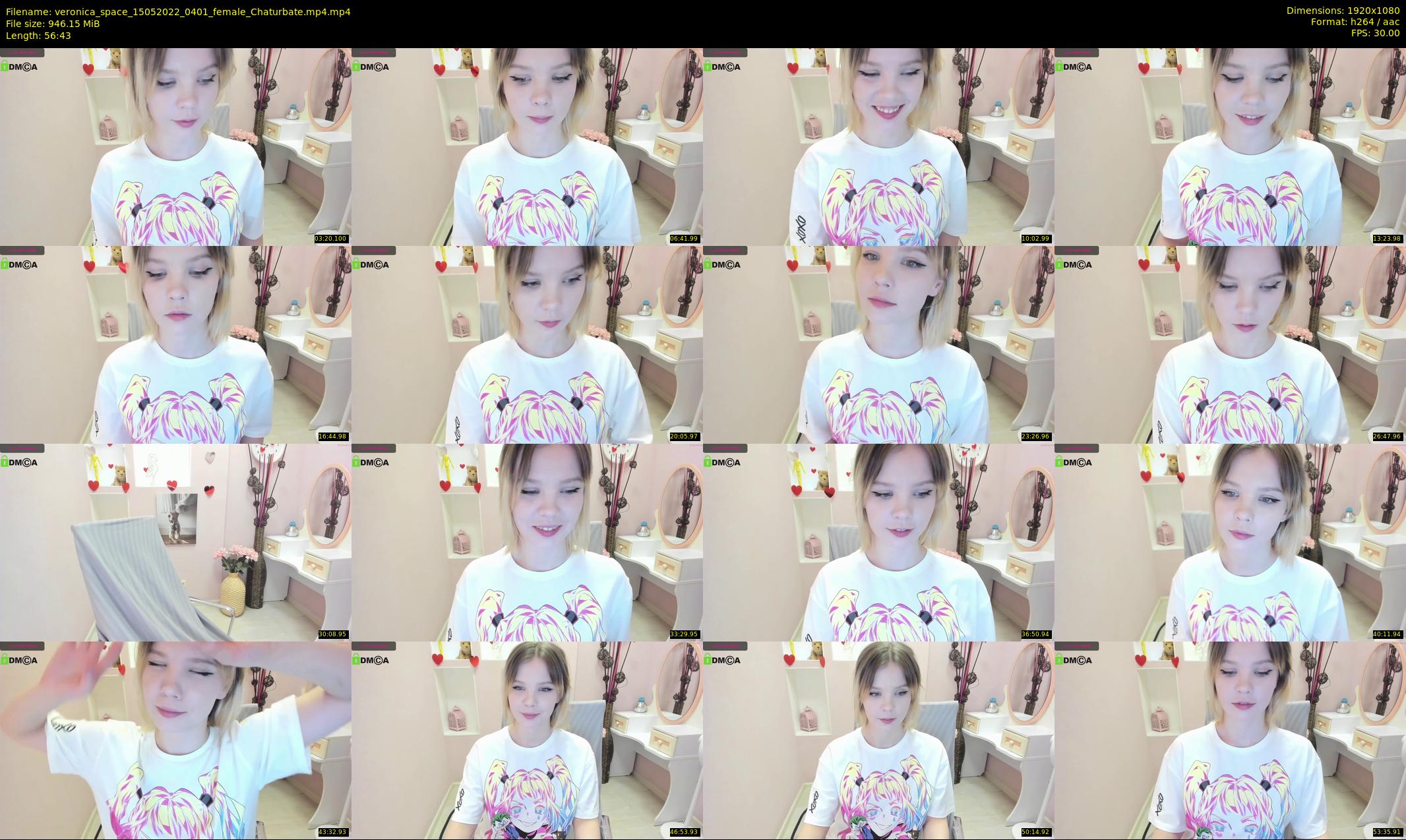 veronica_space — 57 minute Chaturbate female cam show recording, 1080p, May 15, 2022