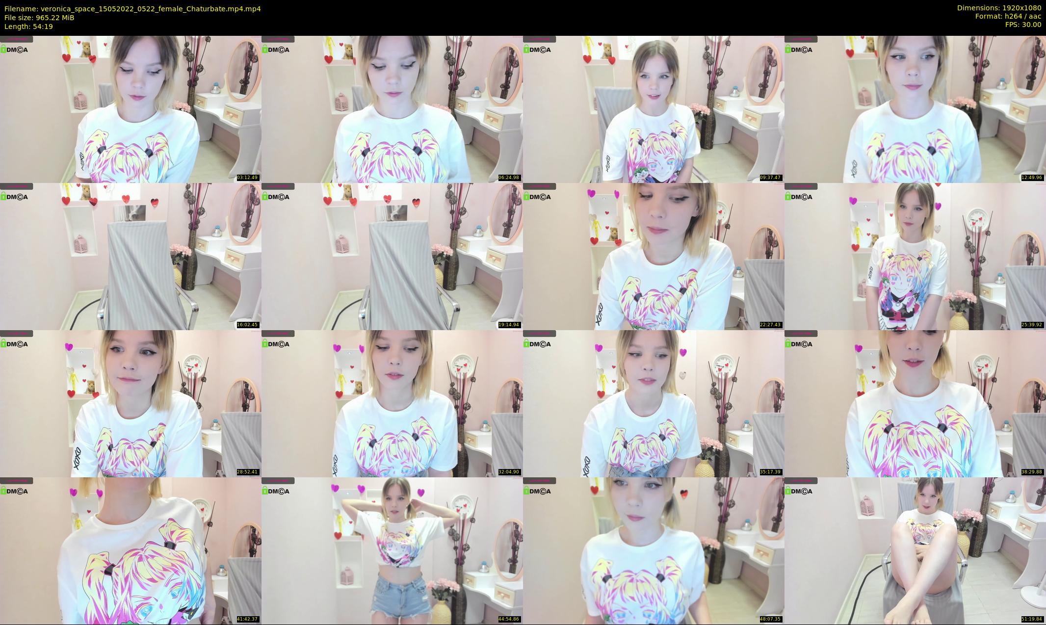 veronica_space — 55 minute Chaturbate female cam show recording, 1080p, May 15, 2022