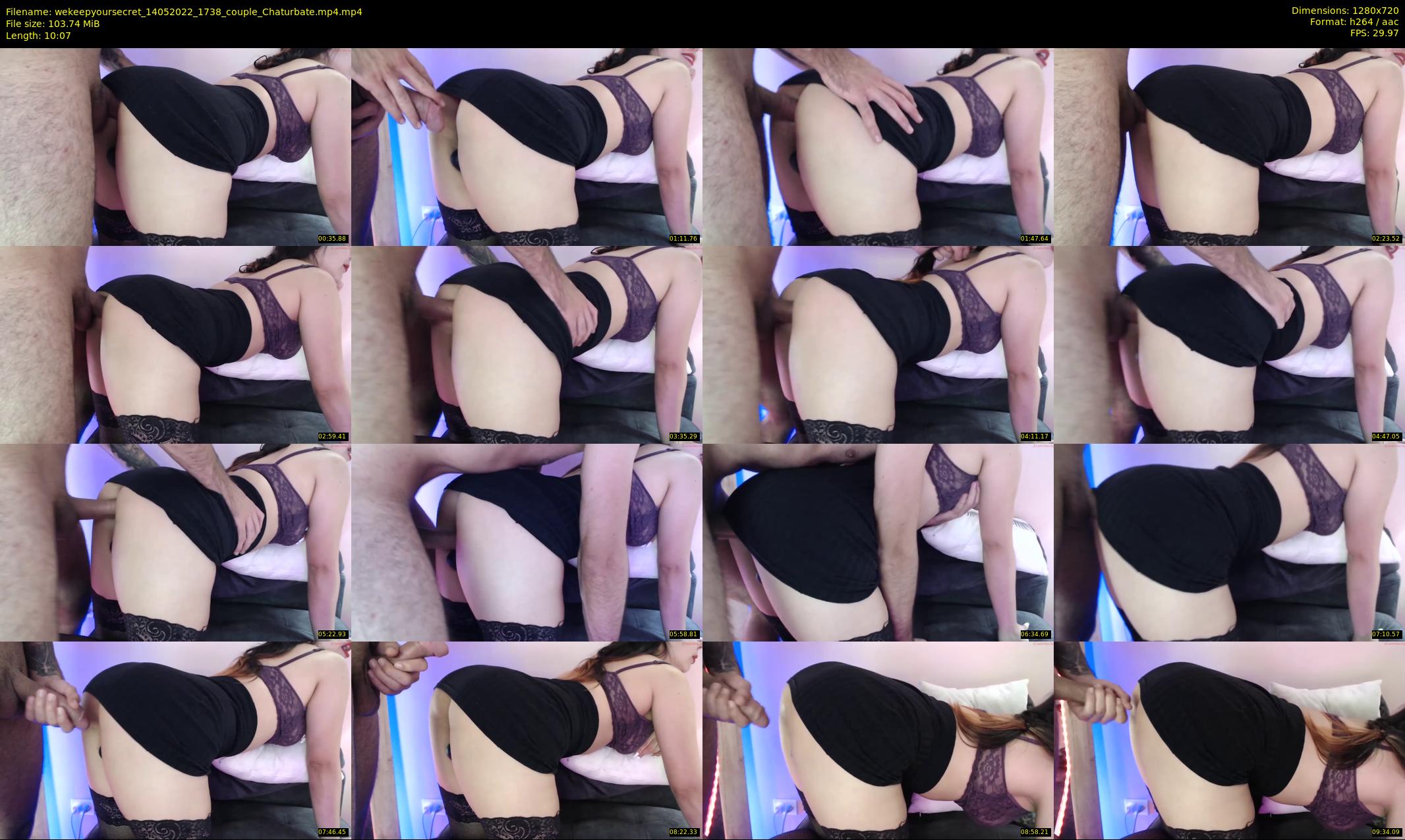 wekeepyoursecret — 11 minute Chaturbate couple cam show recording, 720p, May 14, 2022