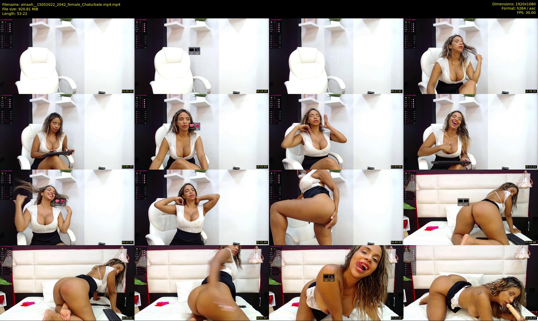 ainaah_ — 54 minute Chaturbate female cam show recording, 1080p, May 15, 2022