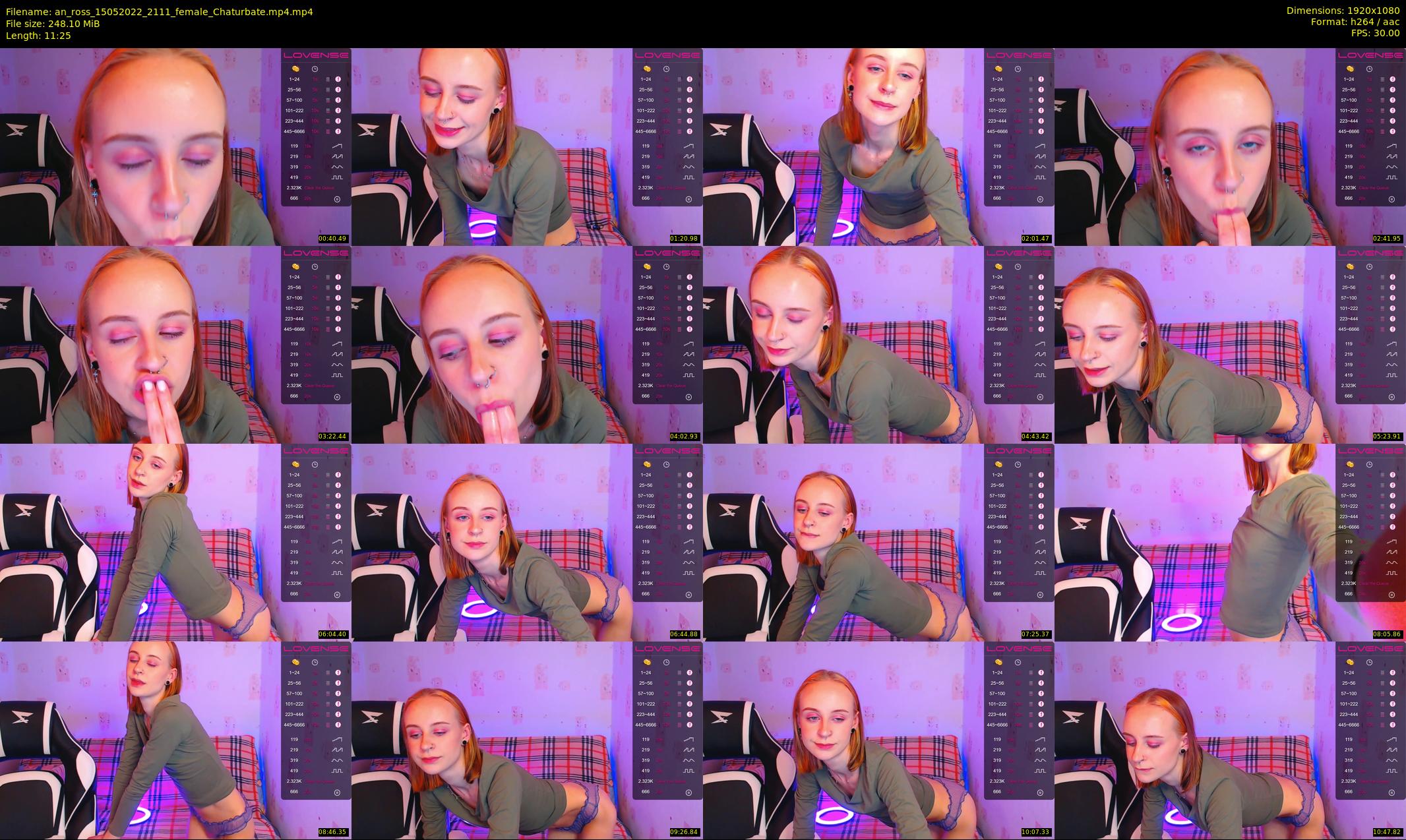 an_ross — 12 minute Chaturbate female cam show recording, 1080p, May 15, 2022