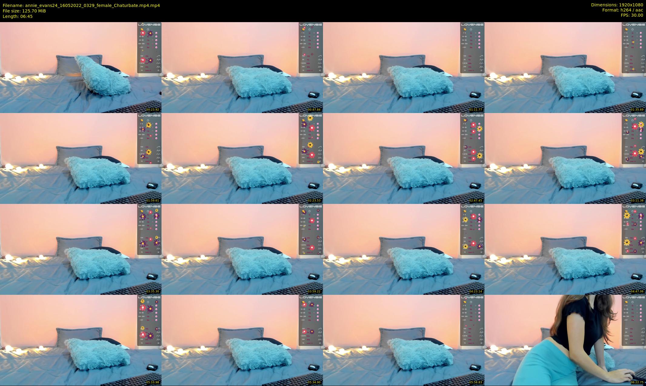 annie_evans24 — 7 minute Chaturbate female cam show recording, 1080p, May 16, 2022