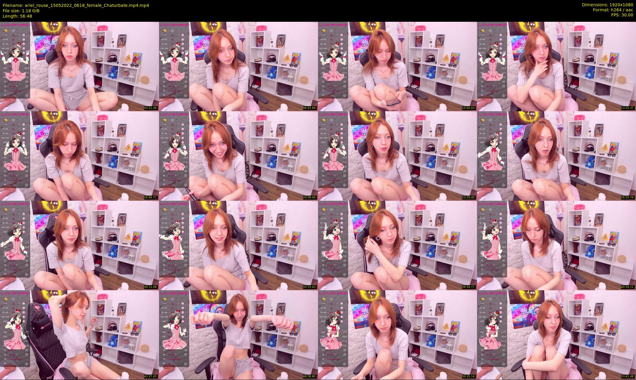 ariel_rouse — 57 minute Chaturbate female cam show recording, 1080p, May 15, 2022