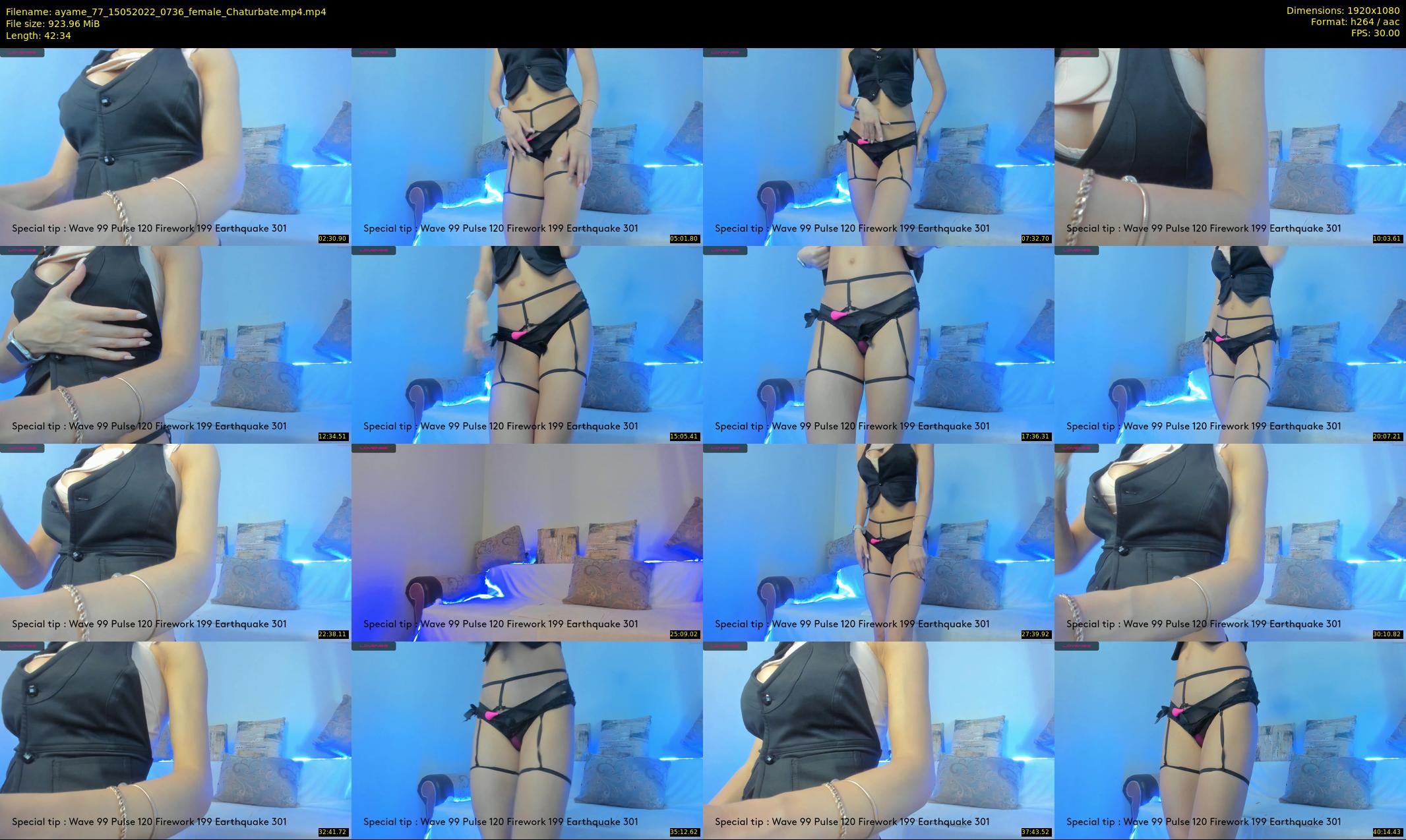 ayame_77 — 43 minute Chaturbate female cam show recording, 1080p, May 15, 2022