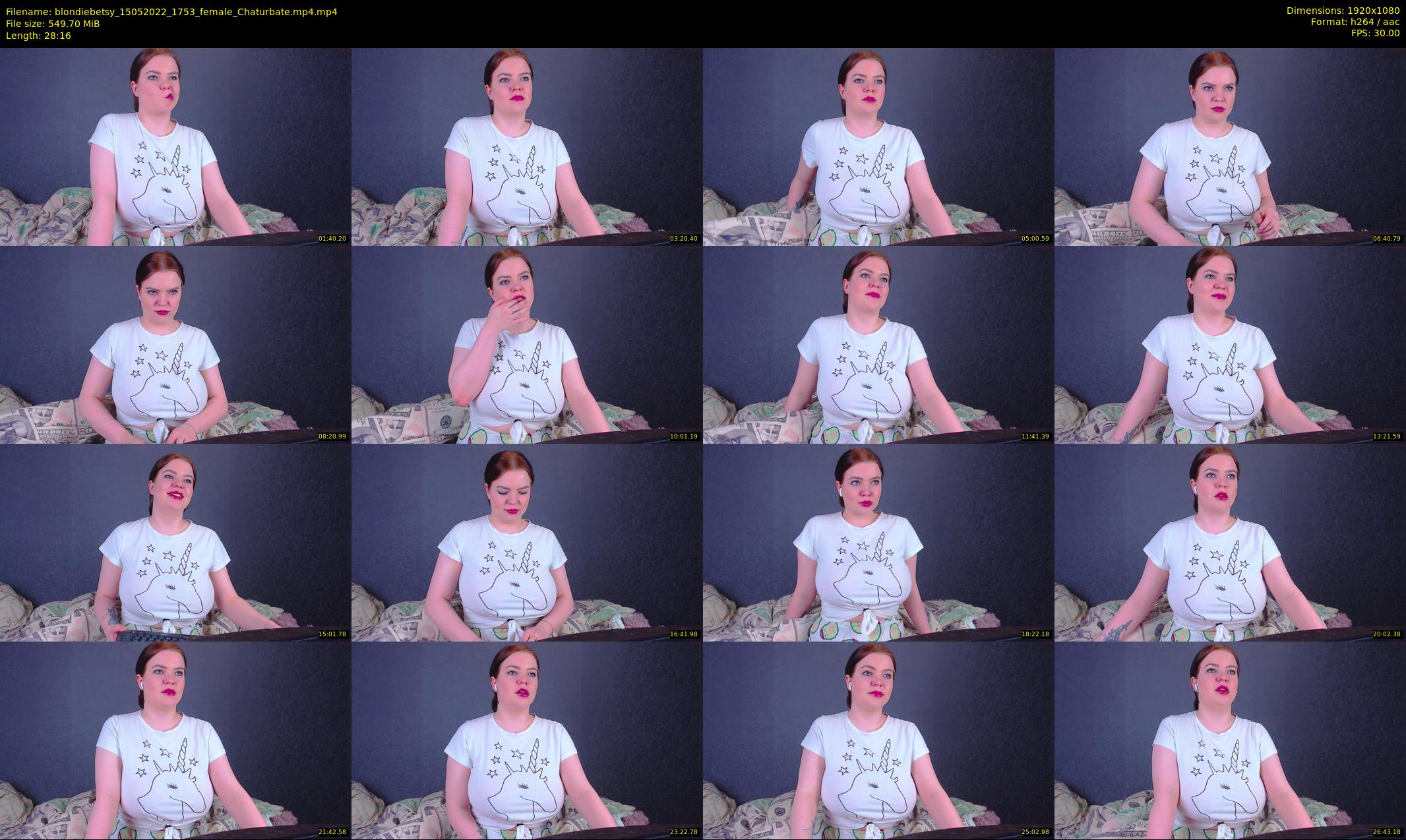 blondiebetsy — 29 minute Chaturbate female cam show recording, 1080p, May 15, 2022