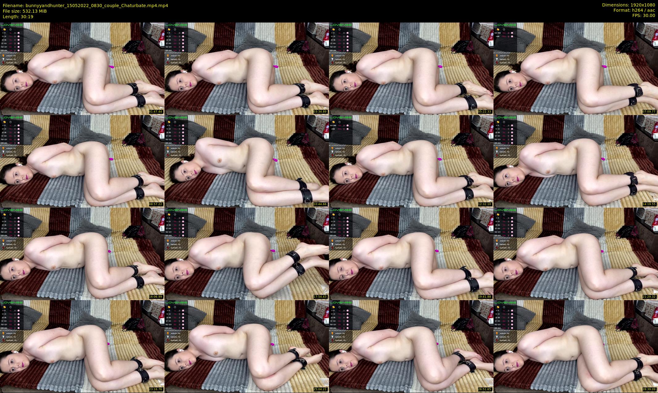 bunnyyandhunter — 31 minute Chaturbate couple cam show recording, 1080p, May 15, 2022