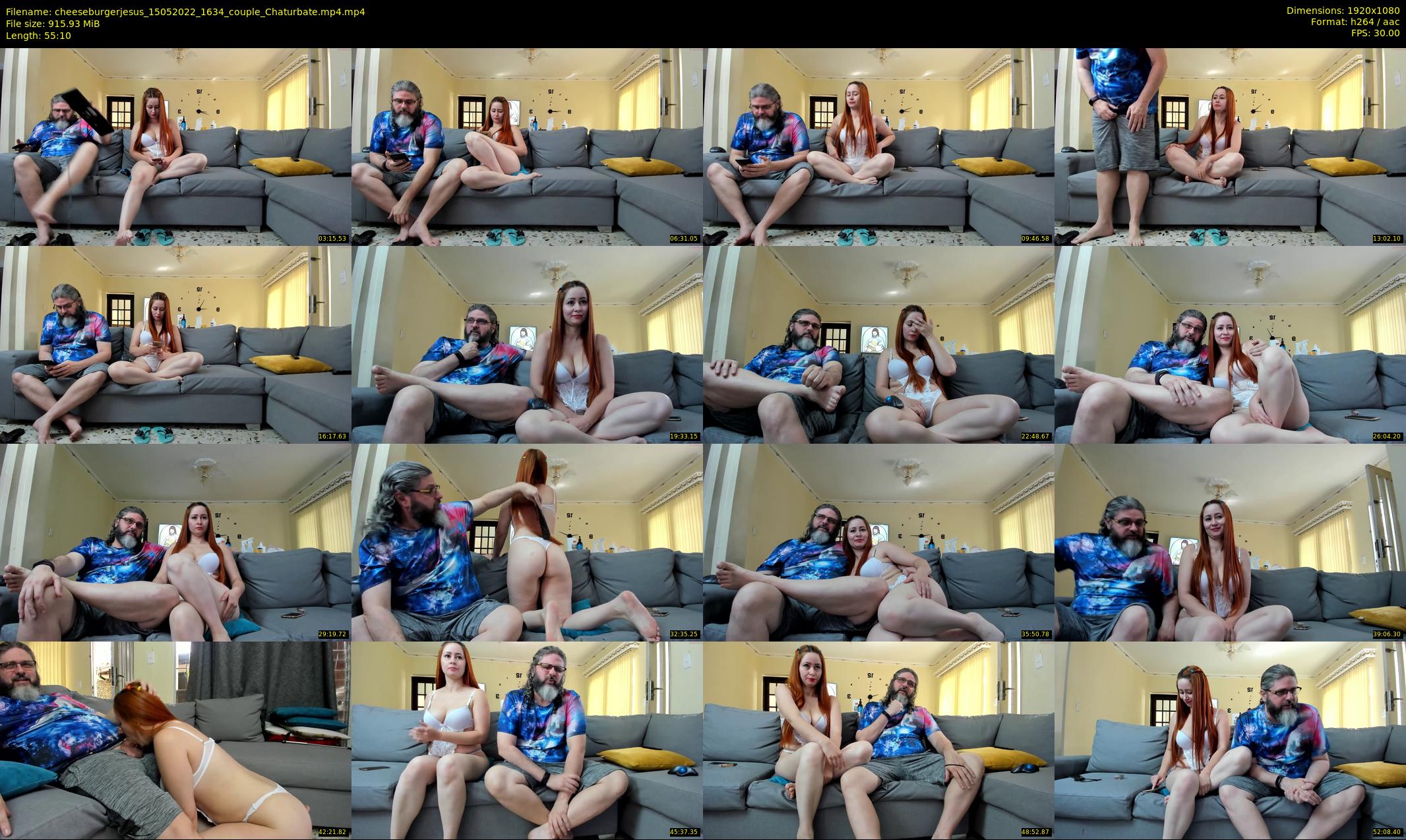 cheeseburgerjesus — 56 minute Chaturbate couple cam show recording, 1080p, May 15, 2022