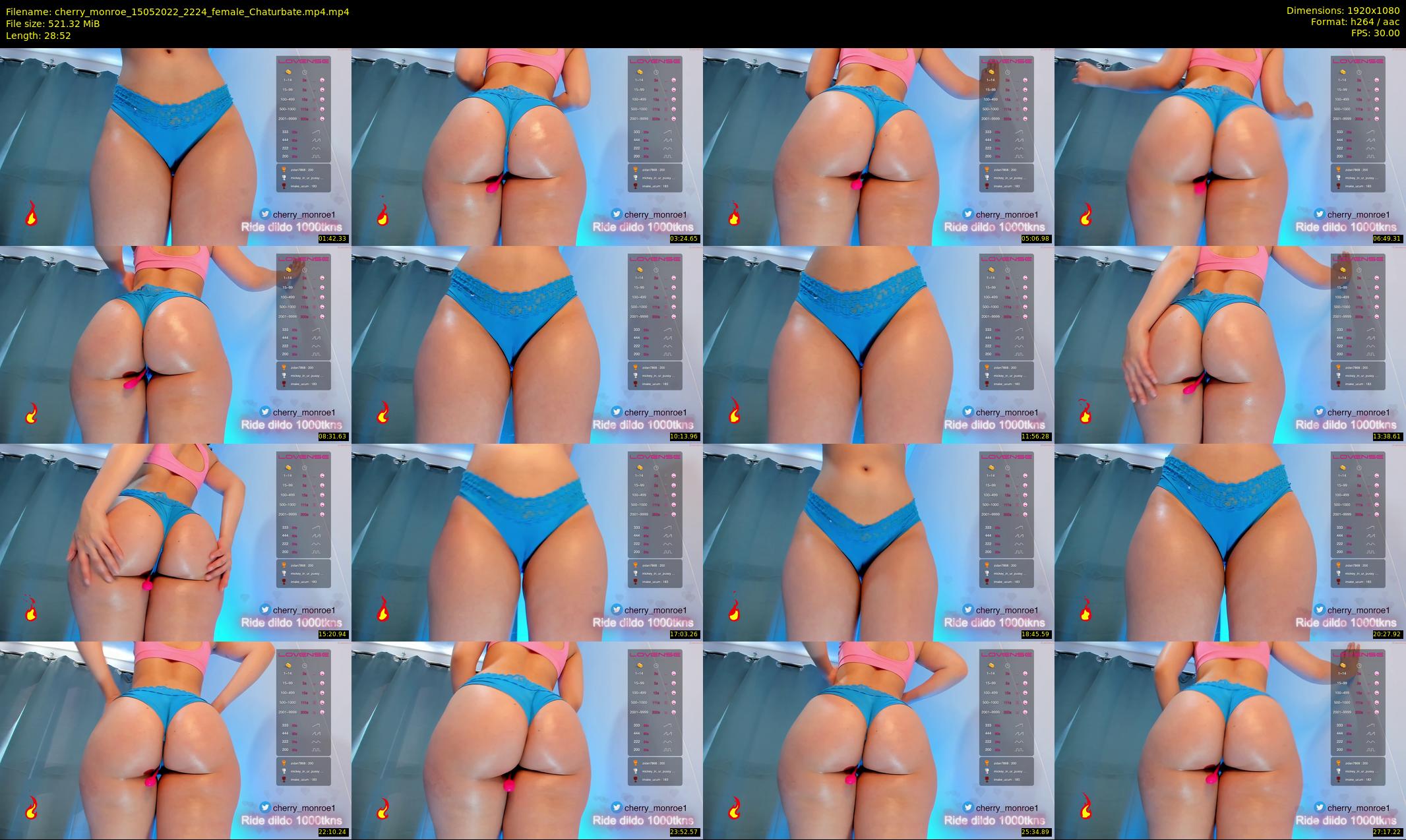 cherry_monroe — 29 minute Chaturbate female cam show recording, 1080p, May 15, 2022