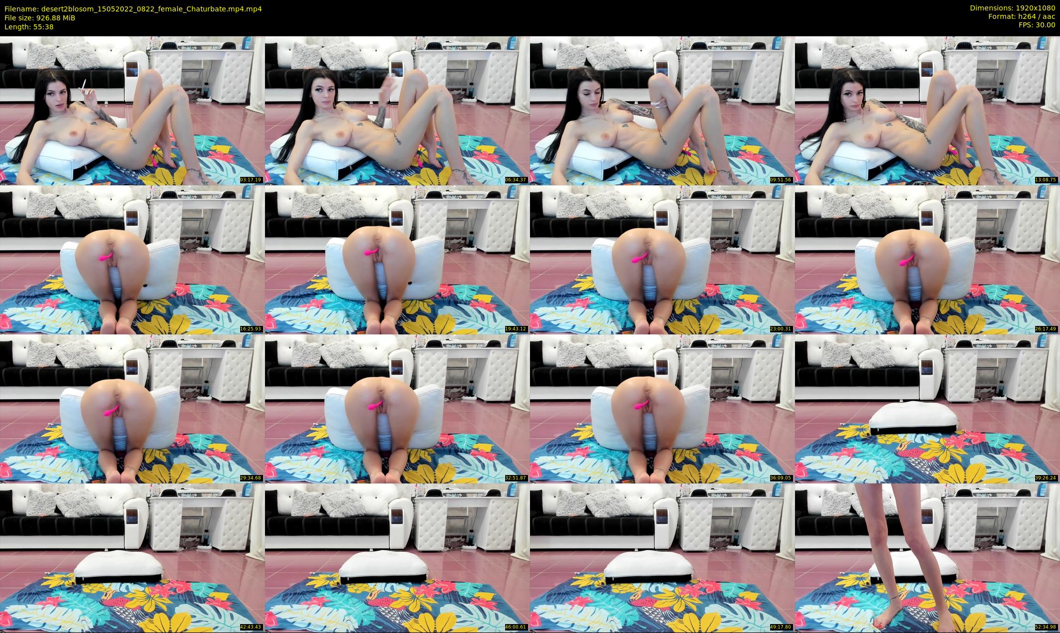 desert2blosom — 56 minute Chaturbate female cam show recording, 1080p, May 15, 2022