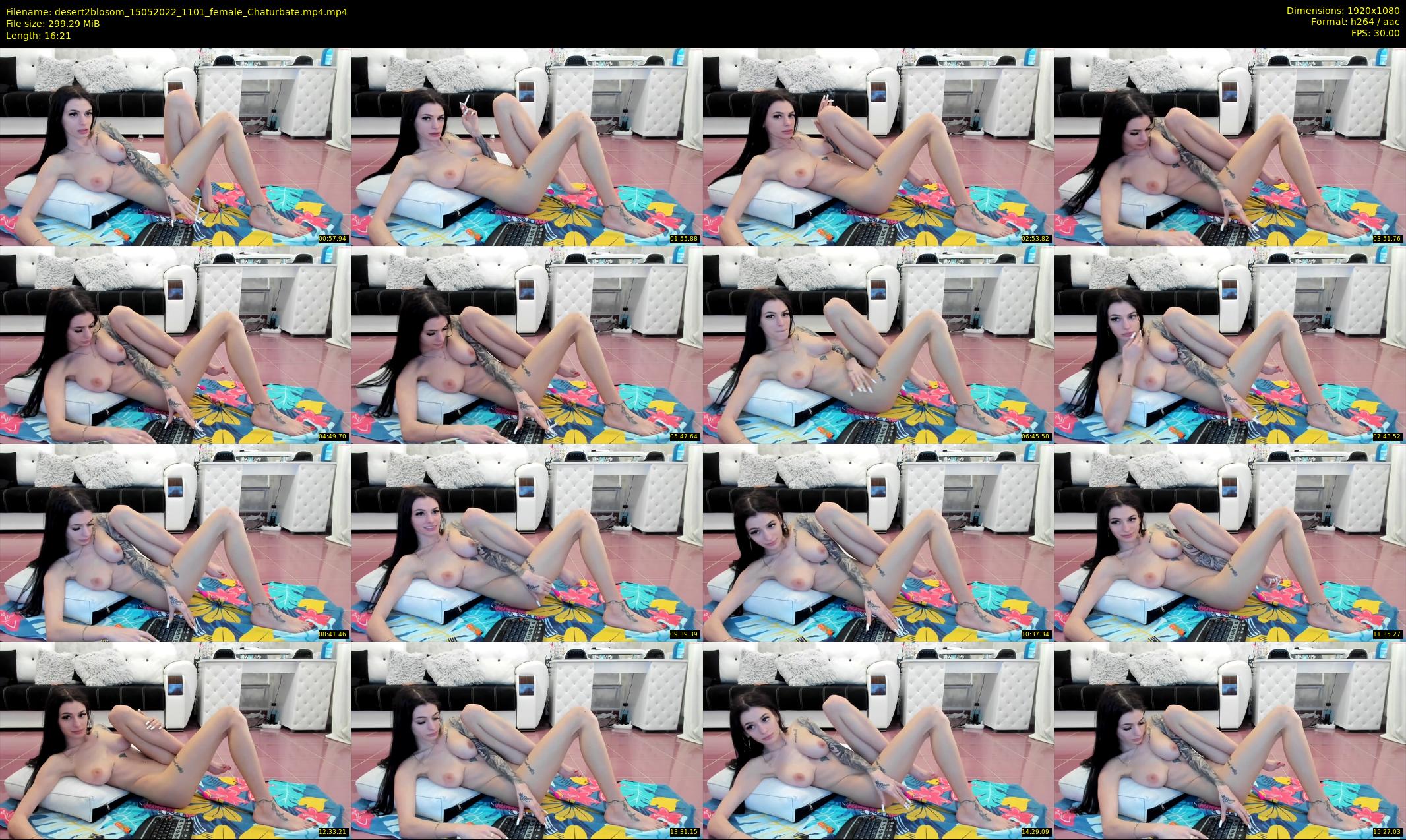 desert2blosom — 17 minute Chaturbate female cam show recording, 1080p, May 15, 2022