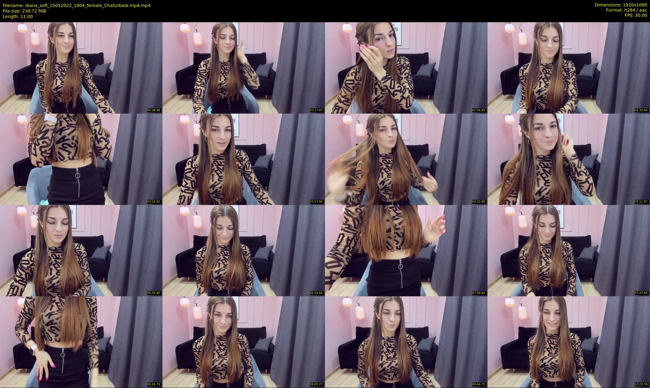 diana_soft — 11 minute Chaturbate female cam show recording, 1080p, May 15, 2022