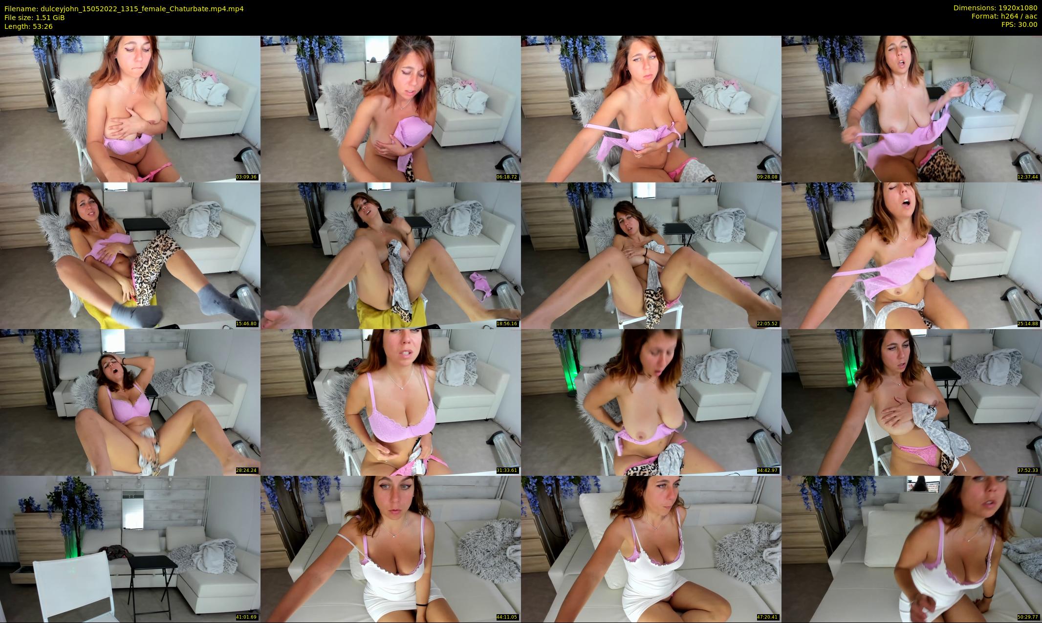 dulceyjohn — 54 minute Chaturbate female cam show recording, 1080p, May 15, 2022