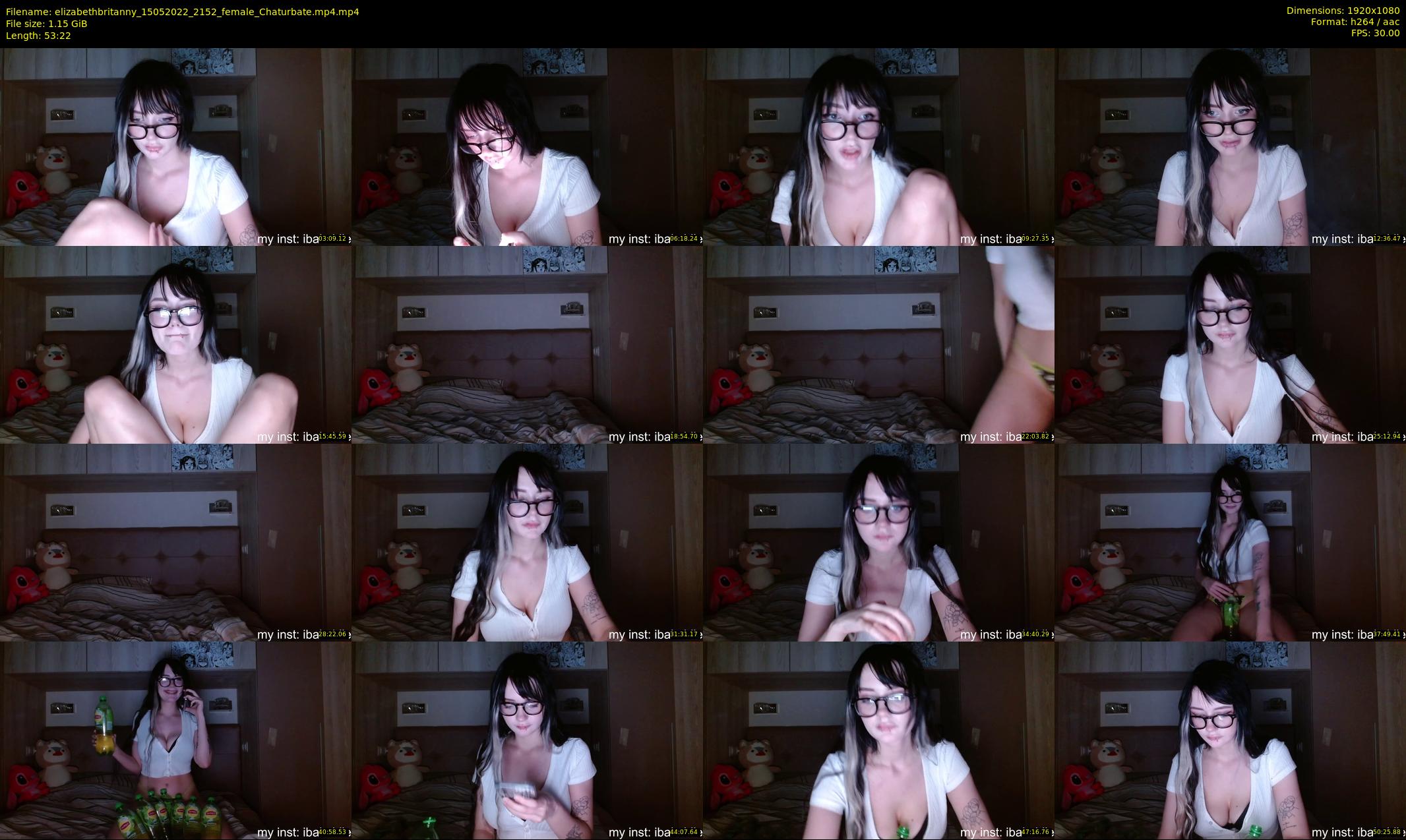 elizabethbritanny — 54 minute Chaturbate female cam show recording, 1080p, May 15, 2022