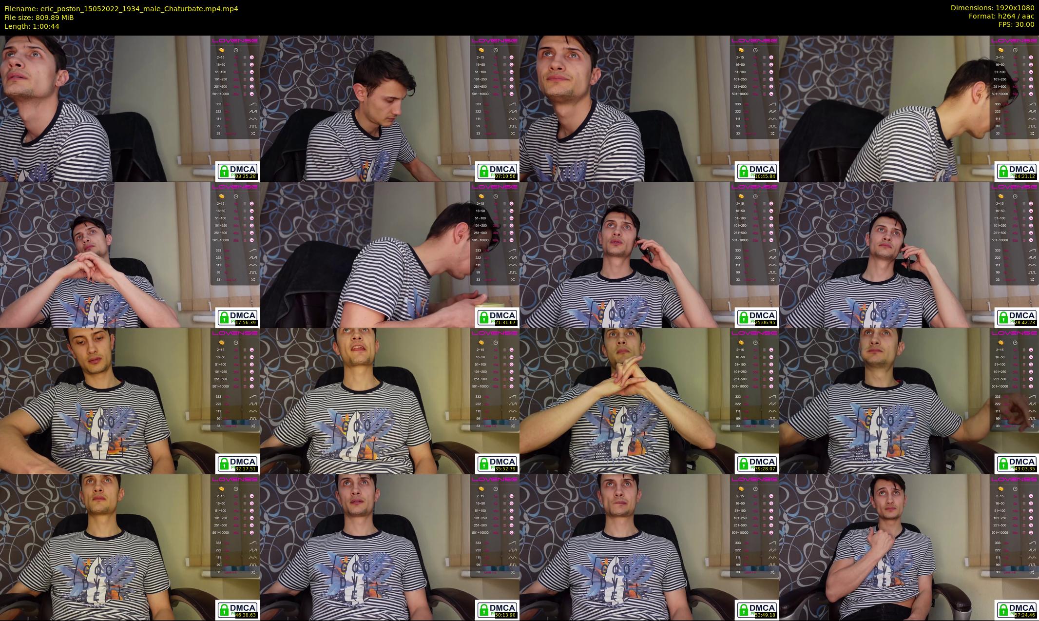 eric_poston — 61 minute Chaturbate male cam show recording, 1080p, May 15, 2022
