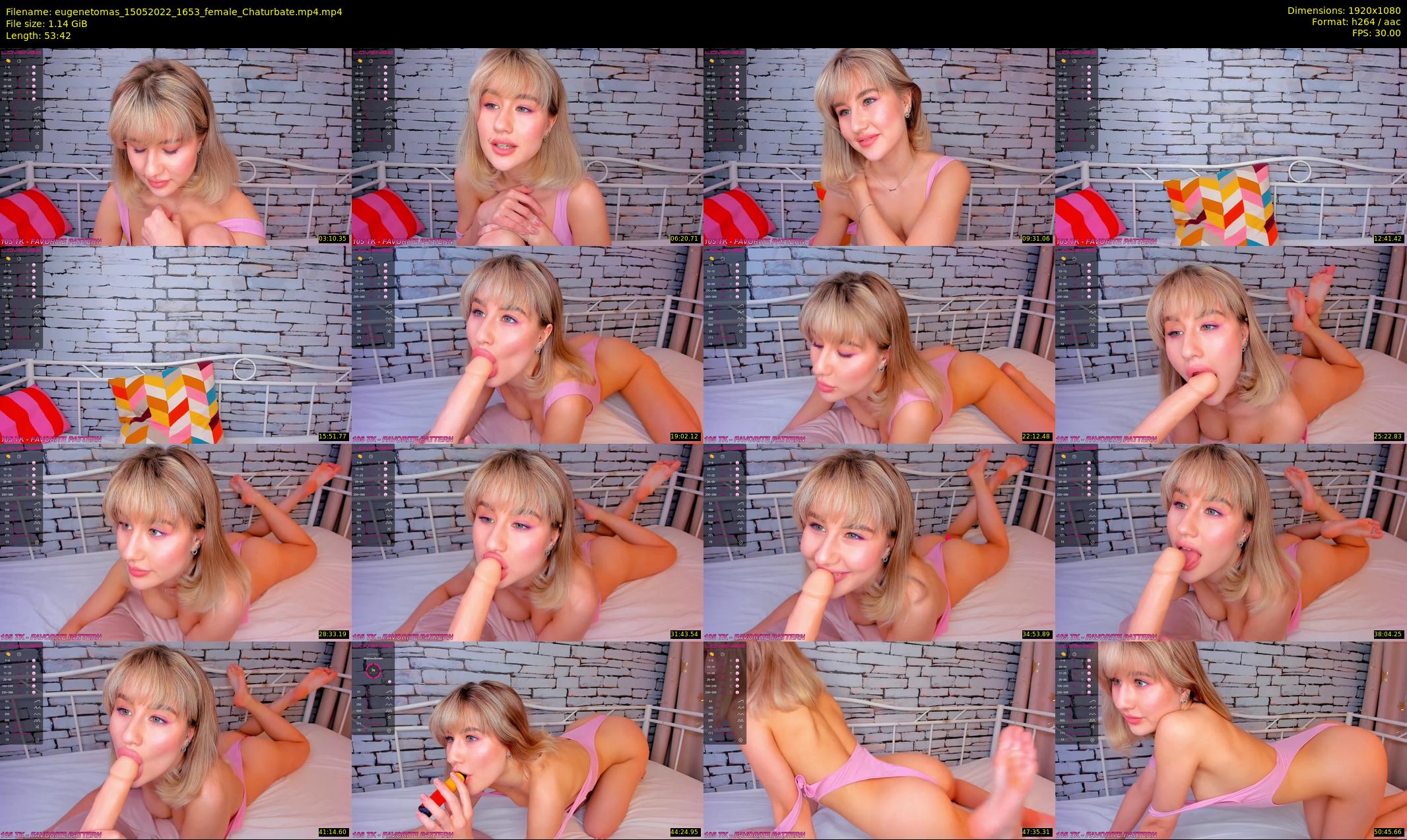 eugenetomas — 54 minute Chaturbate couple cam show recording, 1080p, May 15, 2022