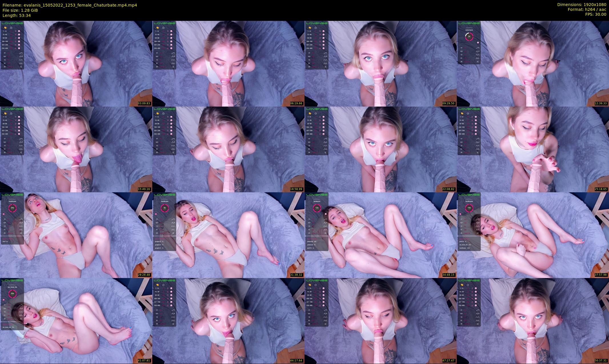 evalanis — 54 minute Chaturbate couple cam show recording, 1080p, May 15, 2022