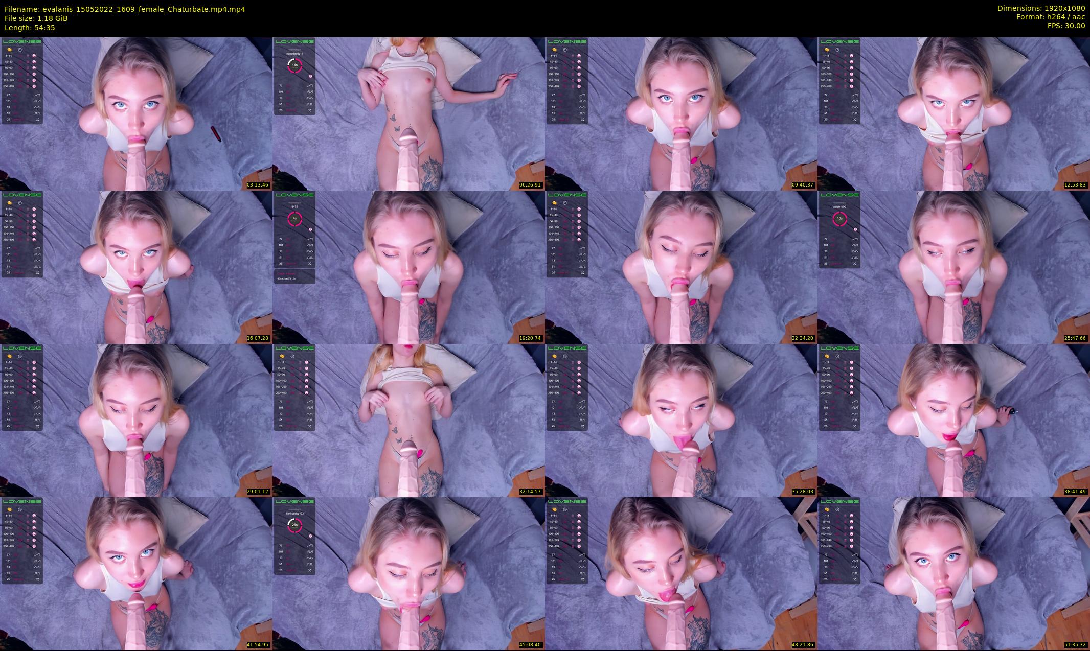 evalanis — 55 minute Chaturbate couple cam show recording, 1080p, May 15, 2022