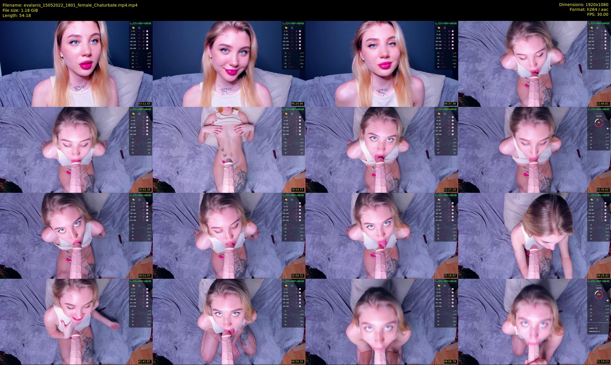 evalanis — 55 minute Chaturbate couple cam show recording, 1080p, May 15, 2022