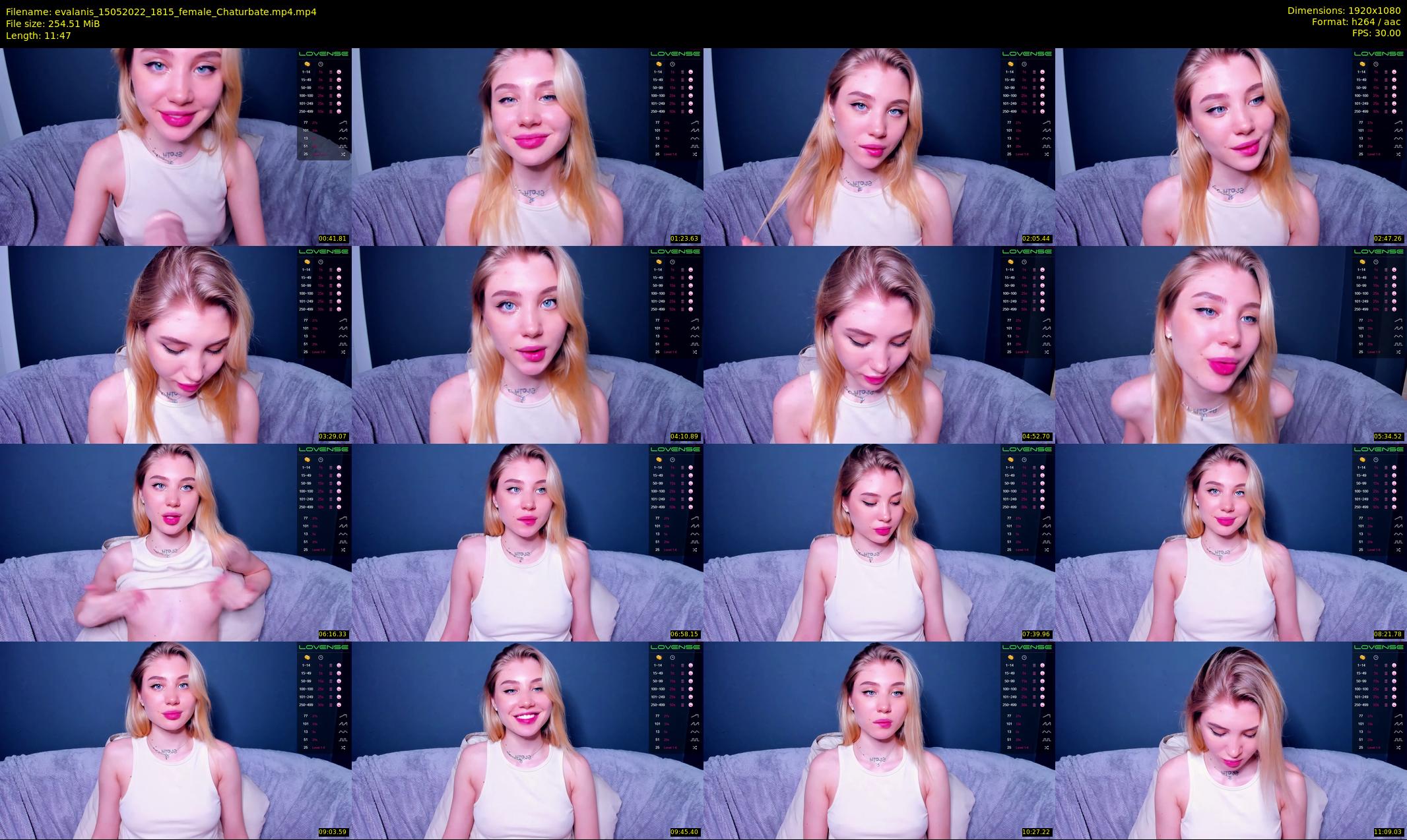 evalanis — 12 minute Chaturbate couple cam show recording, 1080p, May 15, 2022