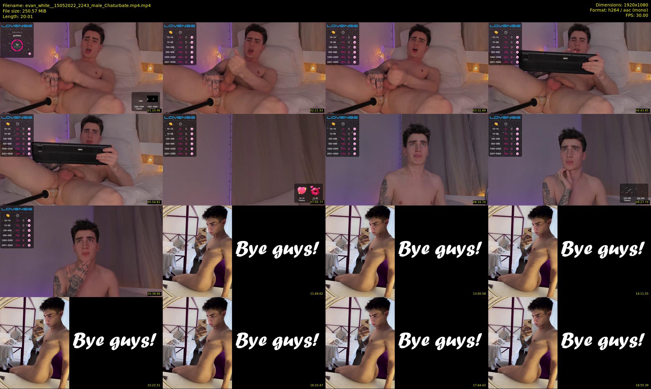 evan_white_ — 21 minute Chaturbate male cam show recording, 1080p, May 15, 2022