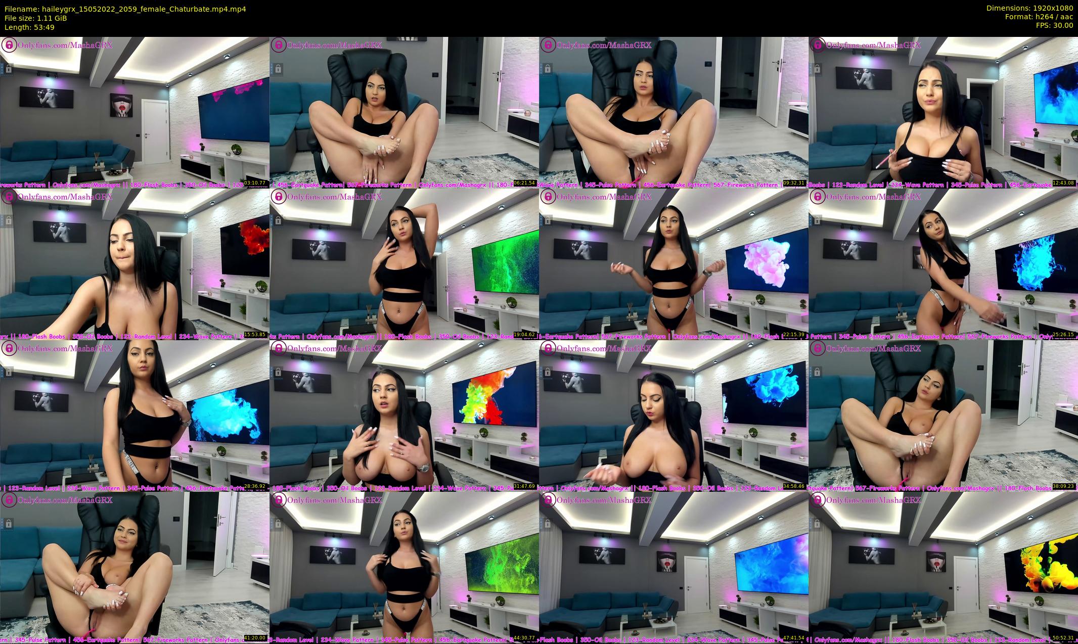 haileygrx — 54 minute Chaturbate female cam show recording, 1080p, May 15, 2022